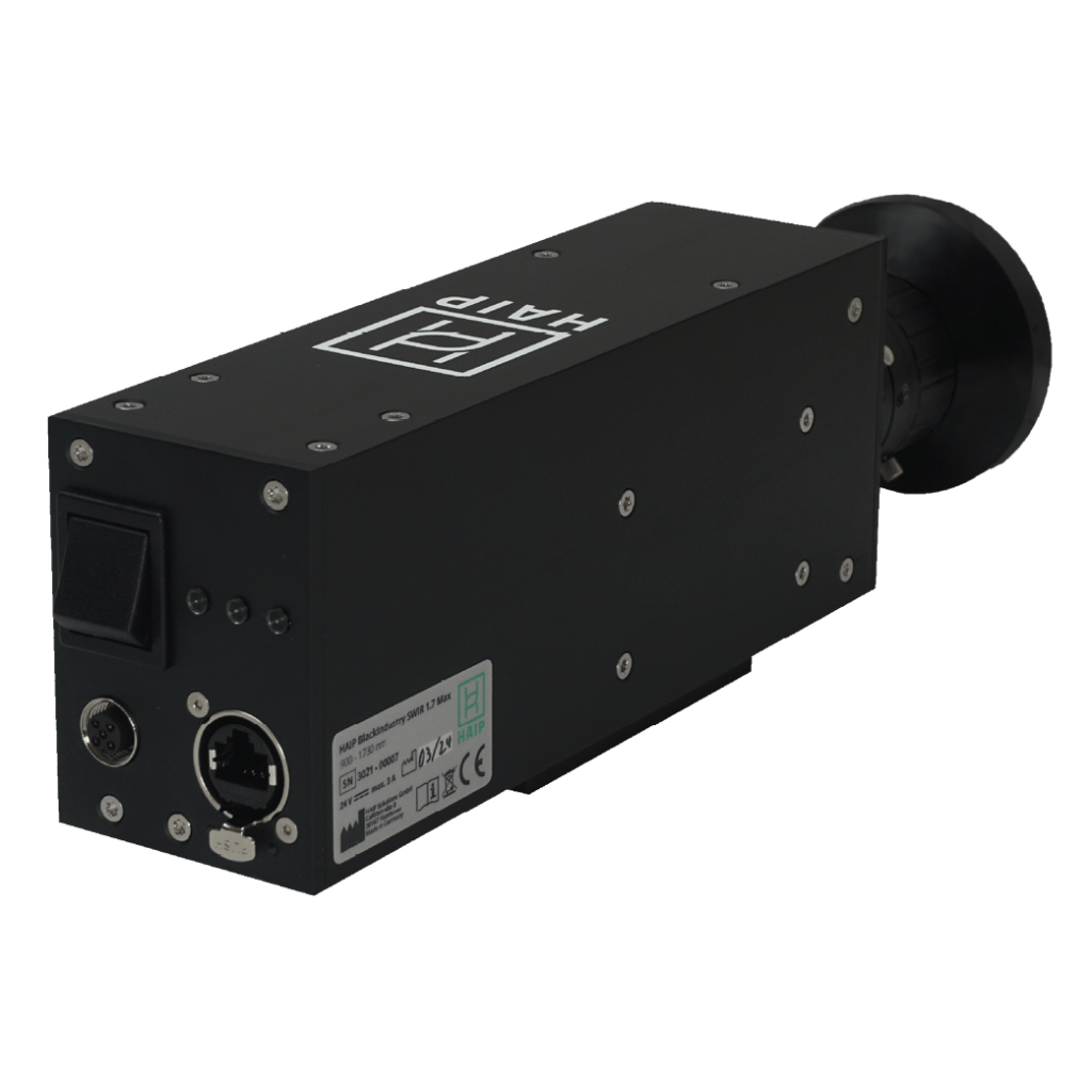 Hyperspectral camera called BlackIndustry SWIR 1.7 manufactured by HAIP Solutions