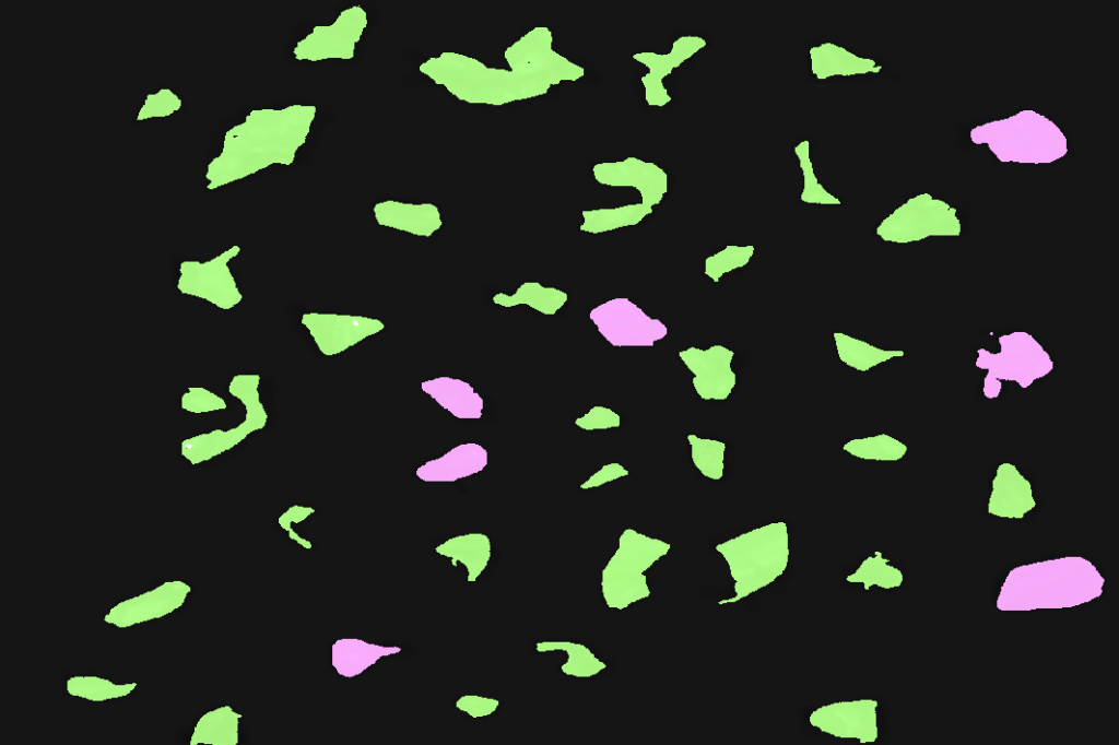 Hyperspectral Image of plastic flakes by HAIP Solutions