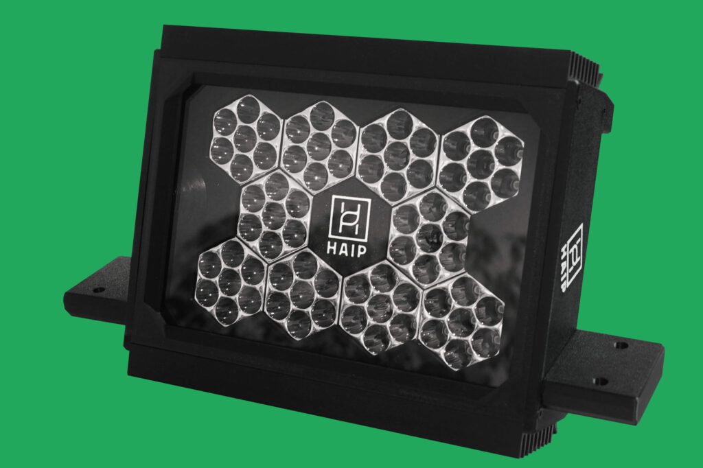Hyperspectral camera area illumintion