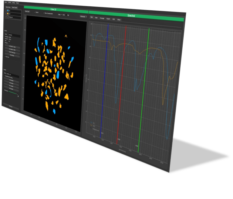 Hyperspectral imaging software called BlackStudio by HAIP Solutions