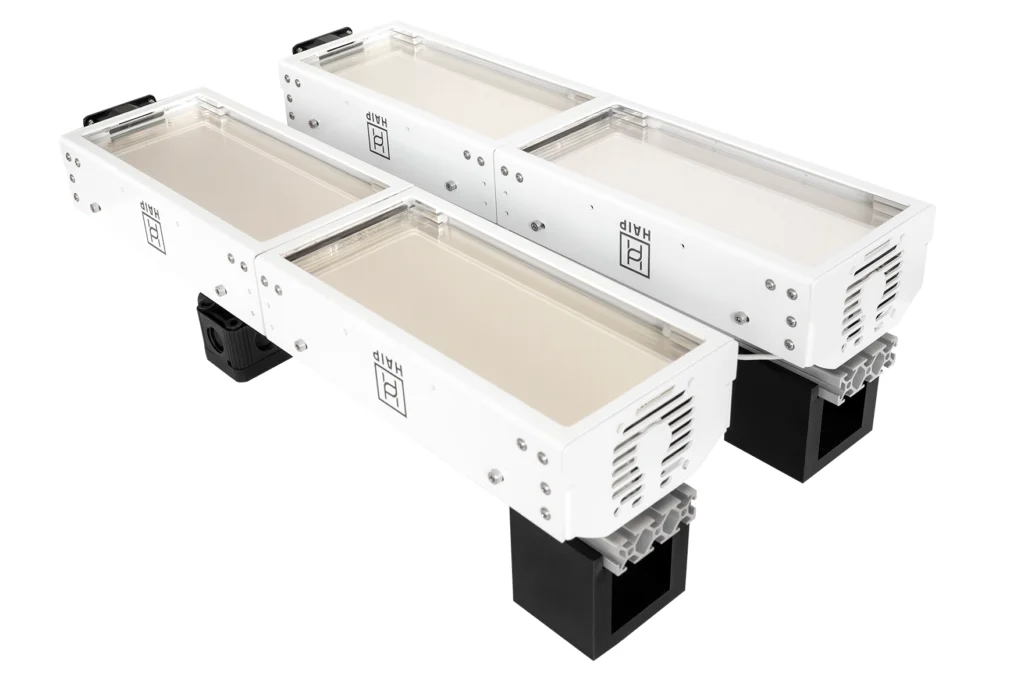 Illumination unit of 2x2 Modules of the BlackBright FMWIR with Bandpassfilter and Glass Protection