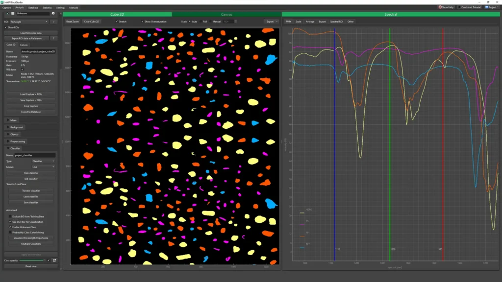 BlackStudio Spectral Analysis and Classification